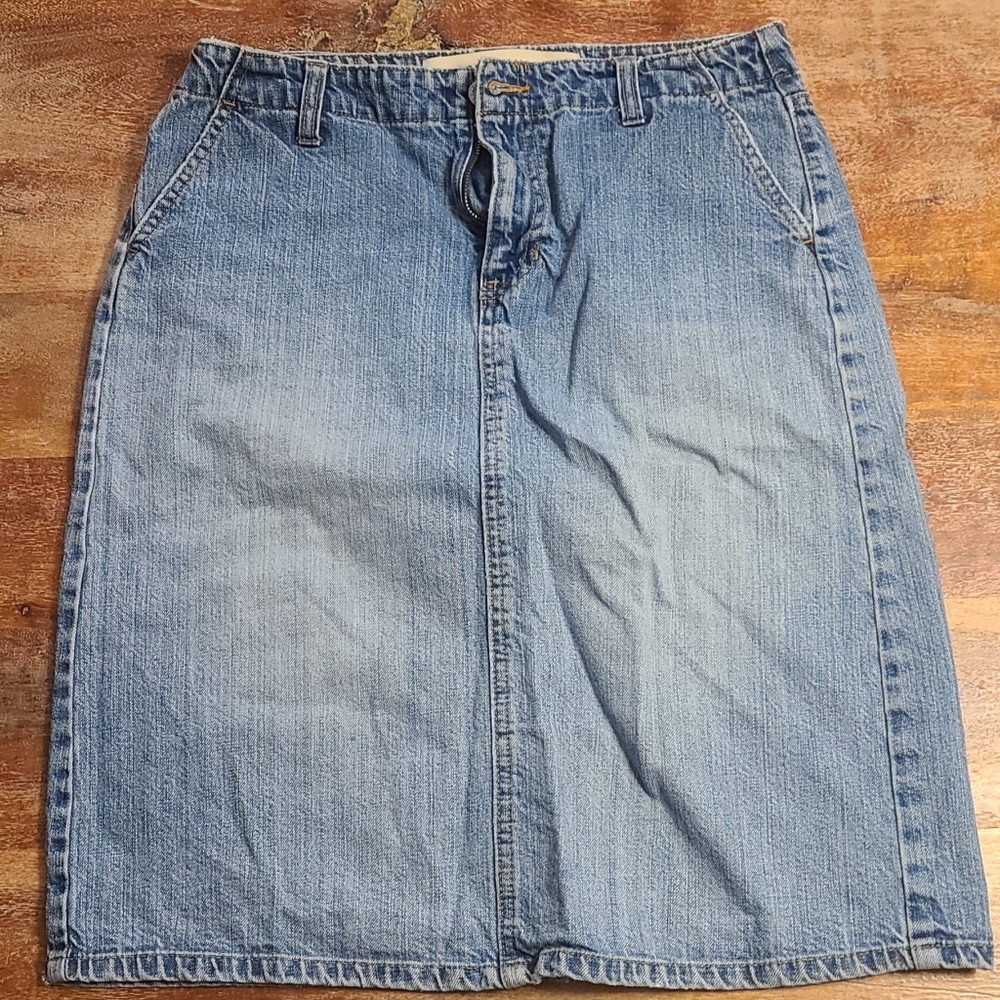 GAP Women's Midi Denim Skirt